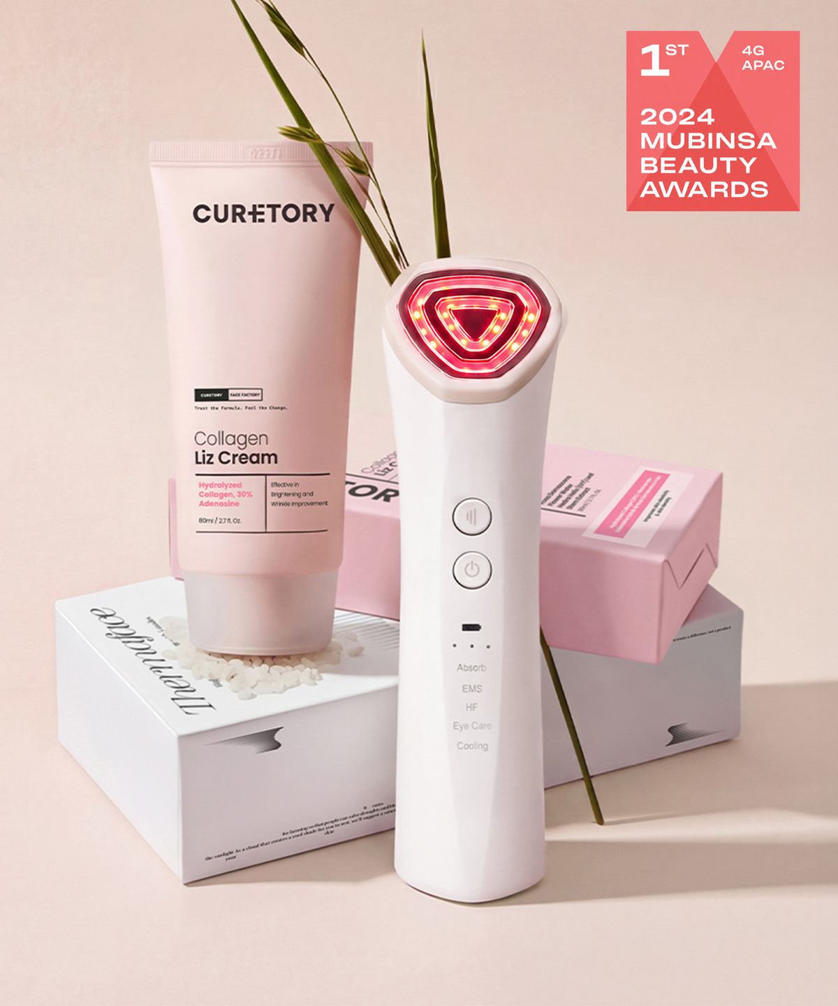 페이스팩토리(FACE FACTORY) 써마지 5 in1 고주파 얼굴 윤곽 디바이스 링크샷+콜라겐크림