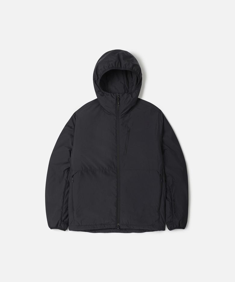 PERTEX 프리마로프트 후디드 자켓 BLACK