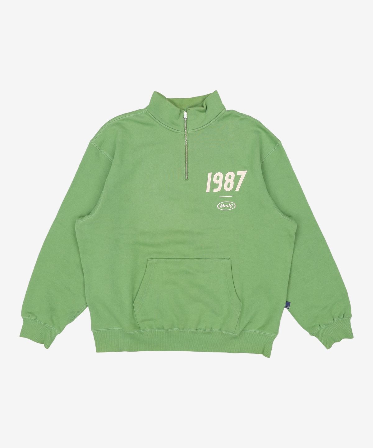 엠엠엘지(MMLG) [Mmlg] 1987MMLG HALF ZIP SWEAT (FOREST GREEN) L