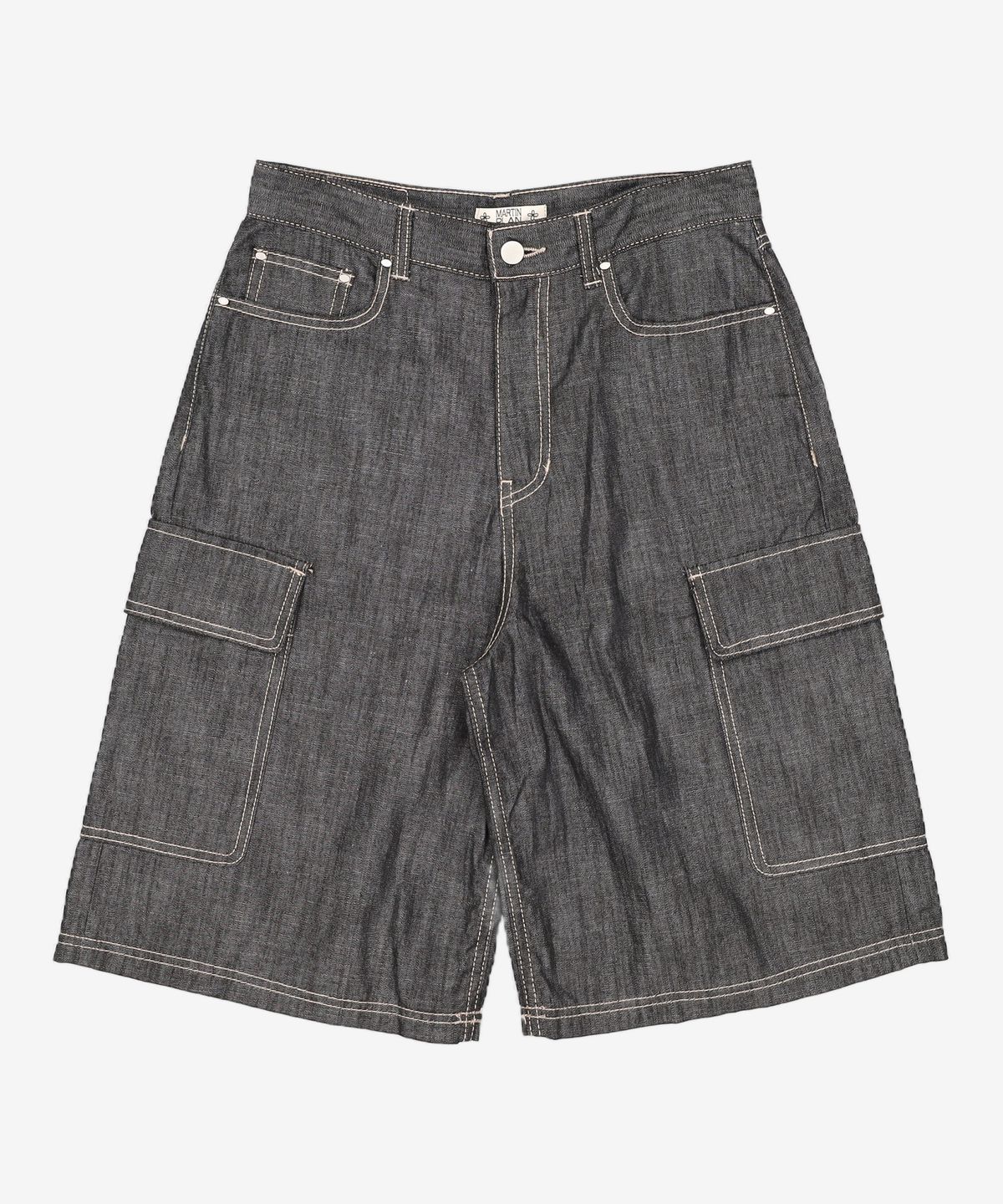 마틴플랜(MARTIN PLAN) Martin Half Denim - BLACK M