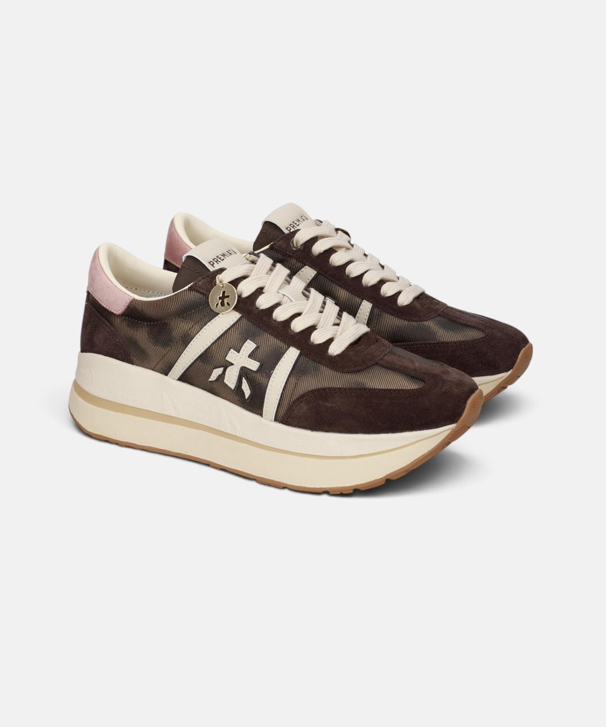 프리미아타(PREMIATA) [26FW][BETHCOIN] 진한 브라운 여성 베스코인 스니커즈