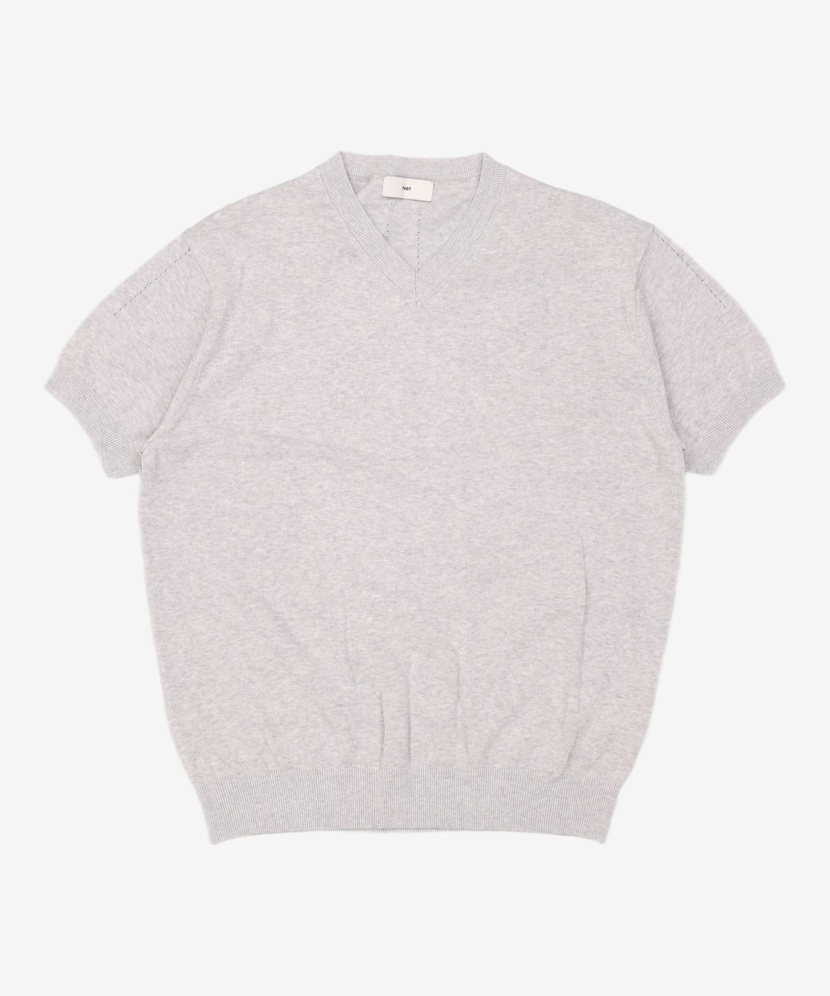 티엔지티(TNGT) V-Neck Knit (Melange Grey) TNSW6E207G2 100