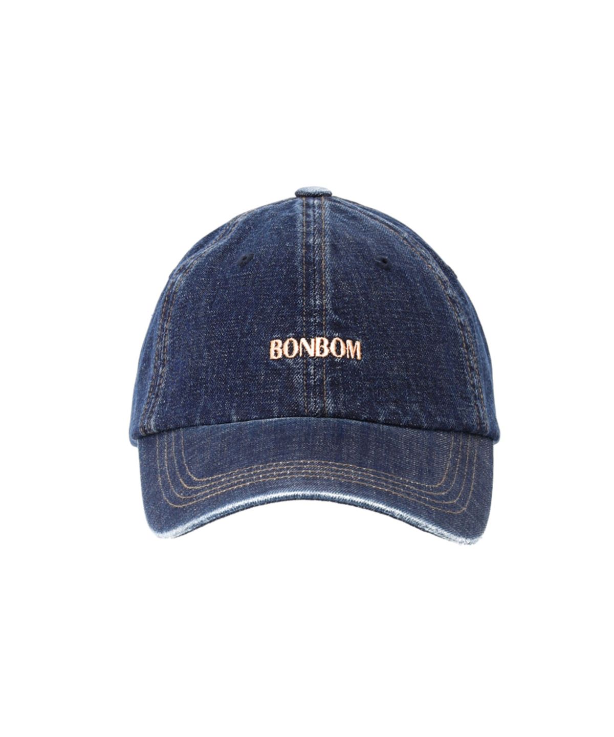 본봄(BONBOM) BONBOM LOGO BALL CAP-BLUE DENIM