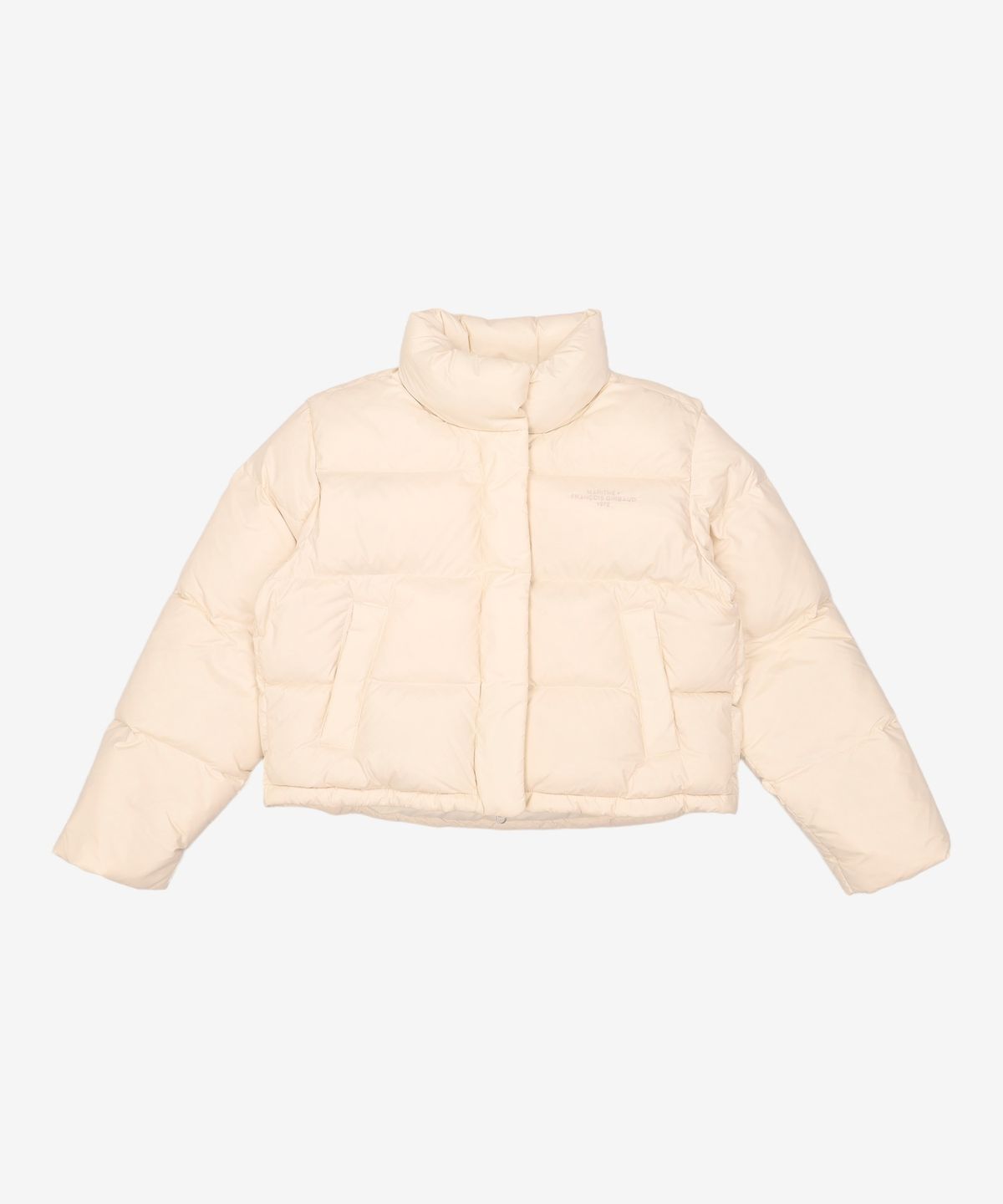 마리떼 프랑소와 저버(MARITHÉ + FRANҪOIS GIRBAUD) W BASIC DUCK DOWN CROP PUFFER ivory M
