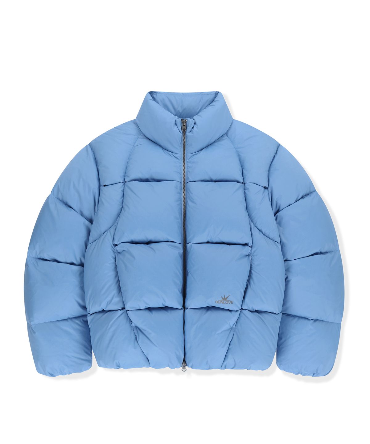 썬러브투어(SUNLOVETOUR) Toray Slice Down Jacket Light Blue