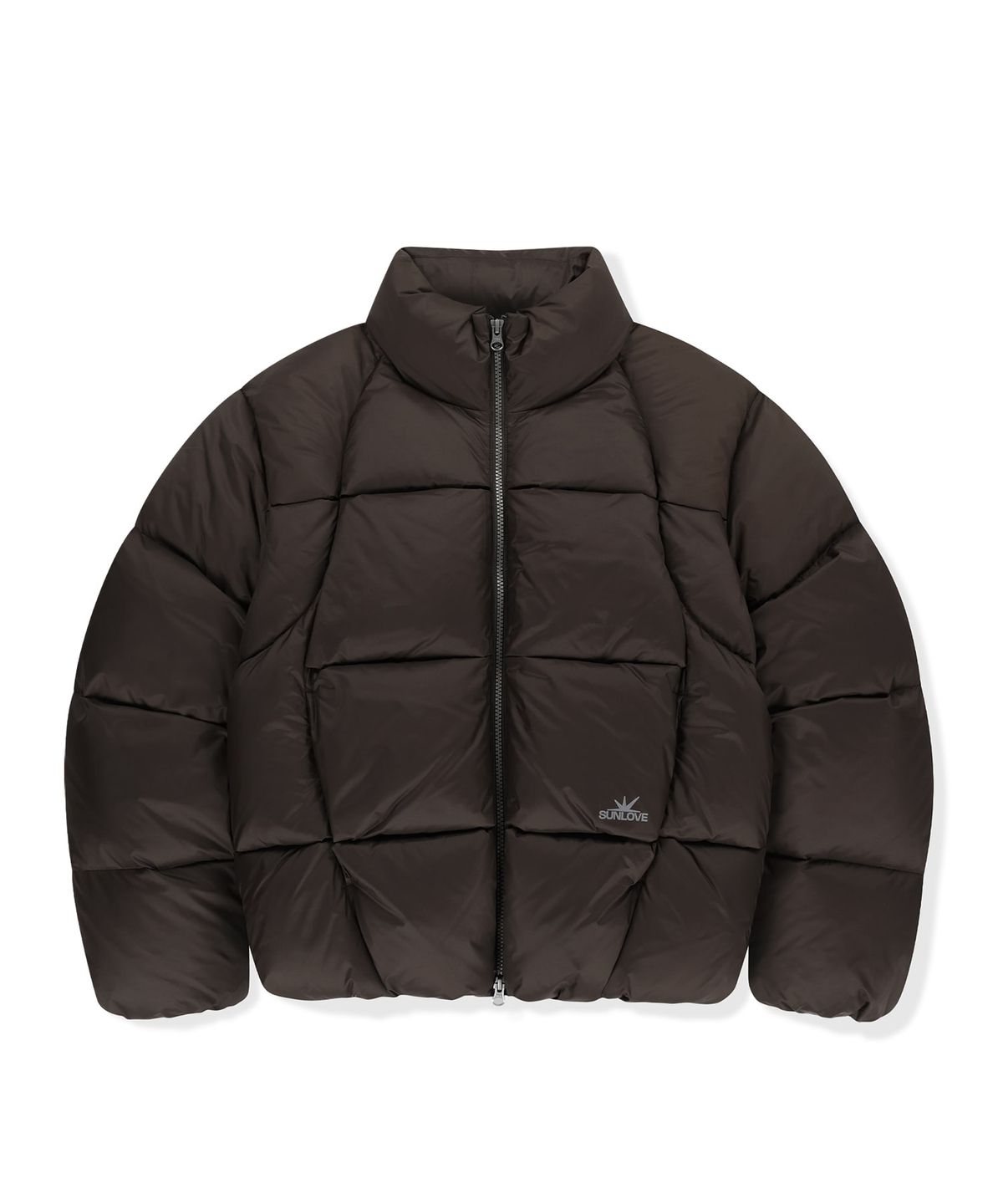 썬러브투어(SUNLOVETOUR) Toray Slice Down Jacket Brown
