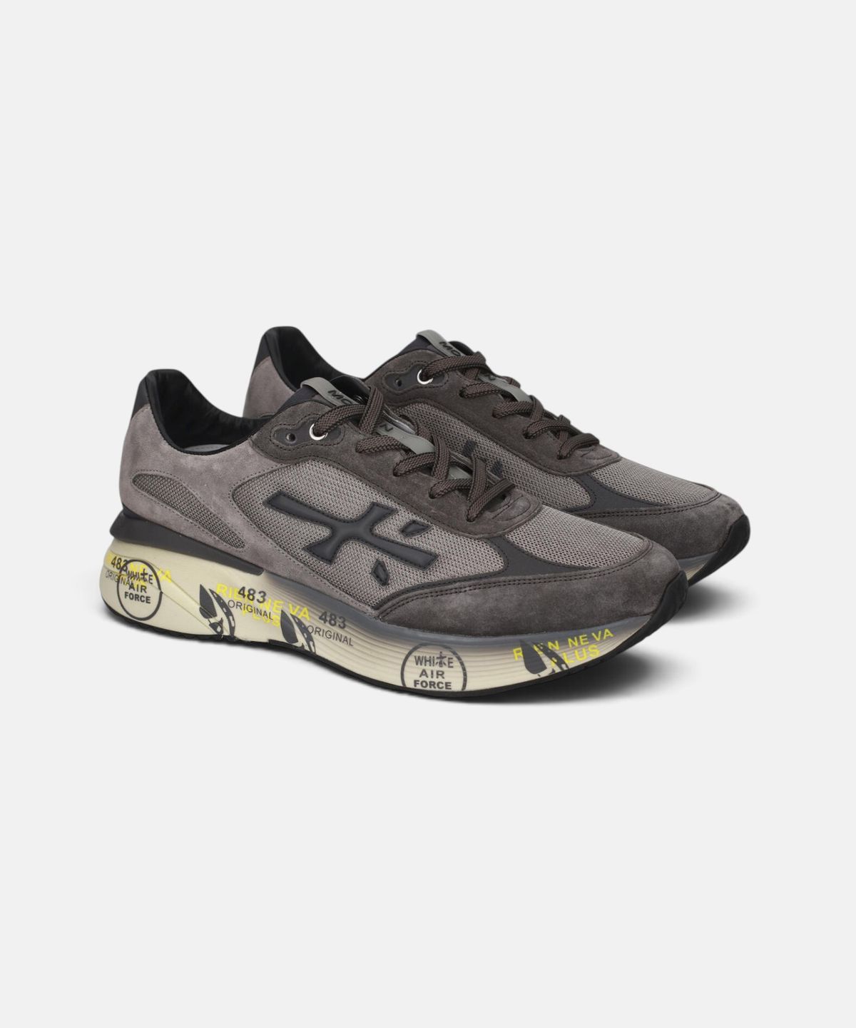 프리미아타(PREMIATA) [26FW][MOERUN] 탁한 카키 남성 모에런 스니커즈