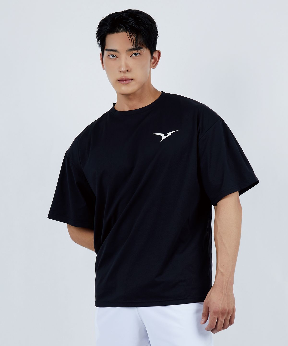 베트랙트(BATTRACT) 베트 로고 소로나 반팔 티셔츠 [BLACK]