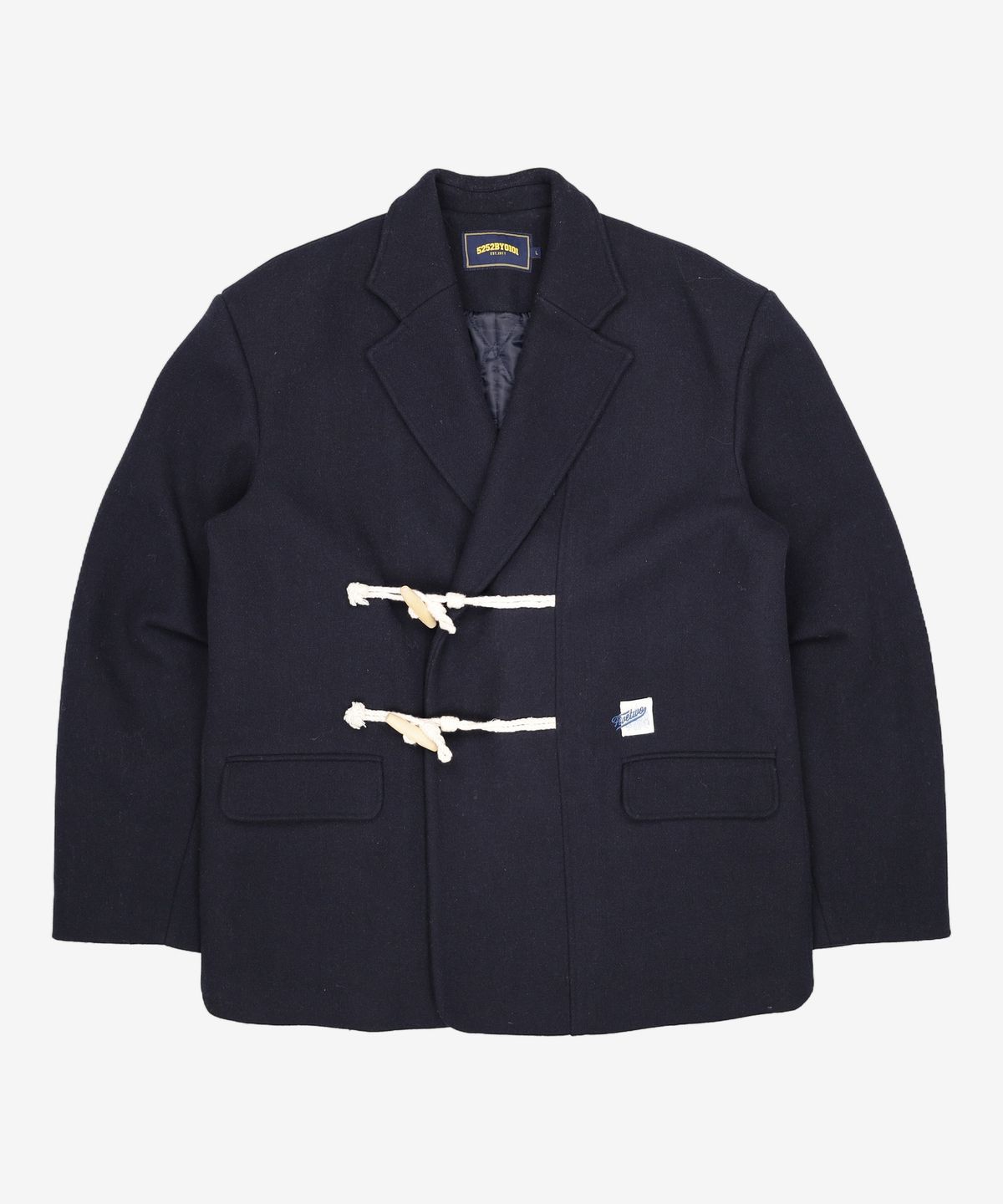 오아이오아이 컬렉션(OIOI COLLECTION) GRAND PALAIS LABEL WOOL COAT [NAVY] L