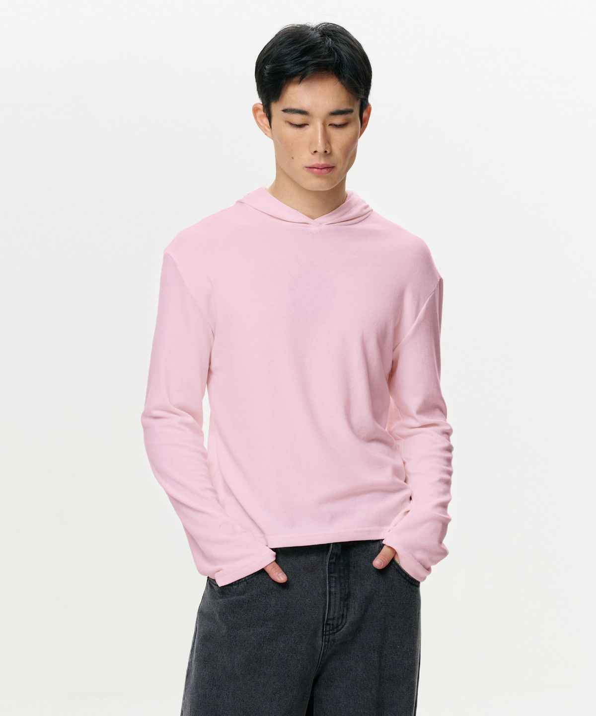 이알에이(ERA) MEN ERA JERSEY HOODED TOP - PINK