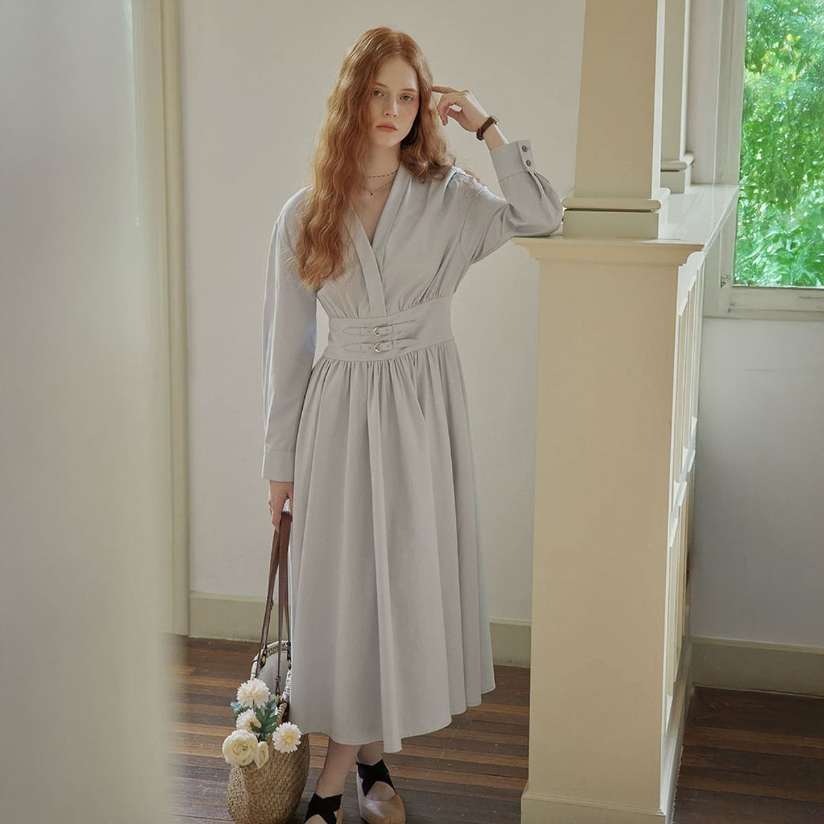 프라우드 마리(PROUD MARY) PM_Simple buckle banding dress
