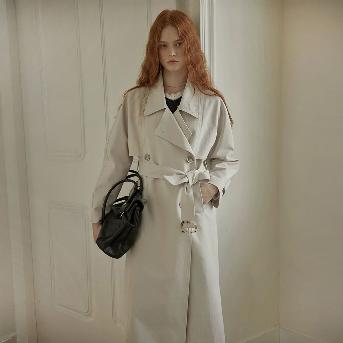 프라우드 마리(PROUD MARY) PM_Classic belted trench coat