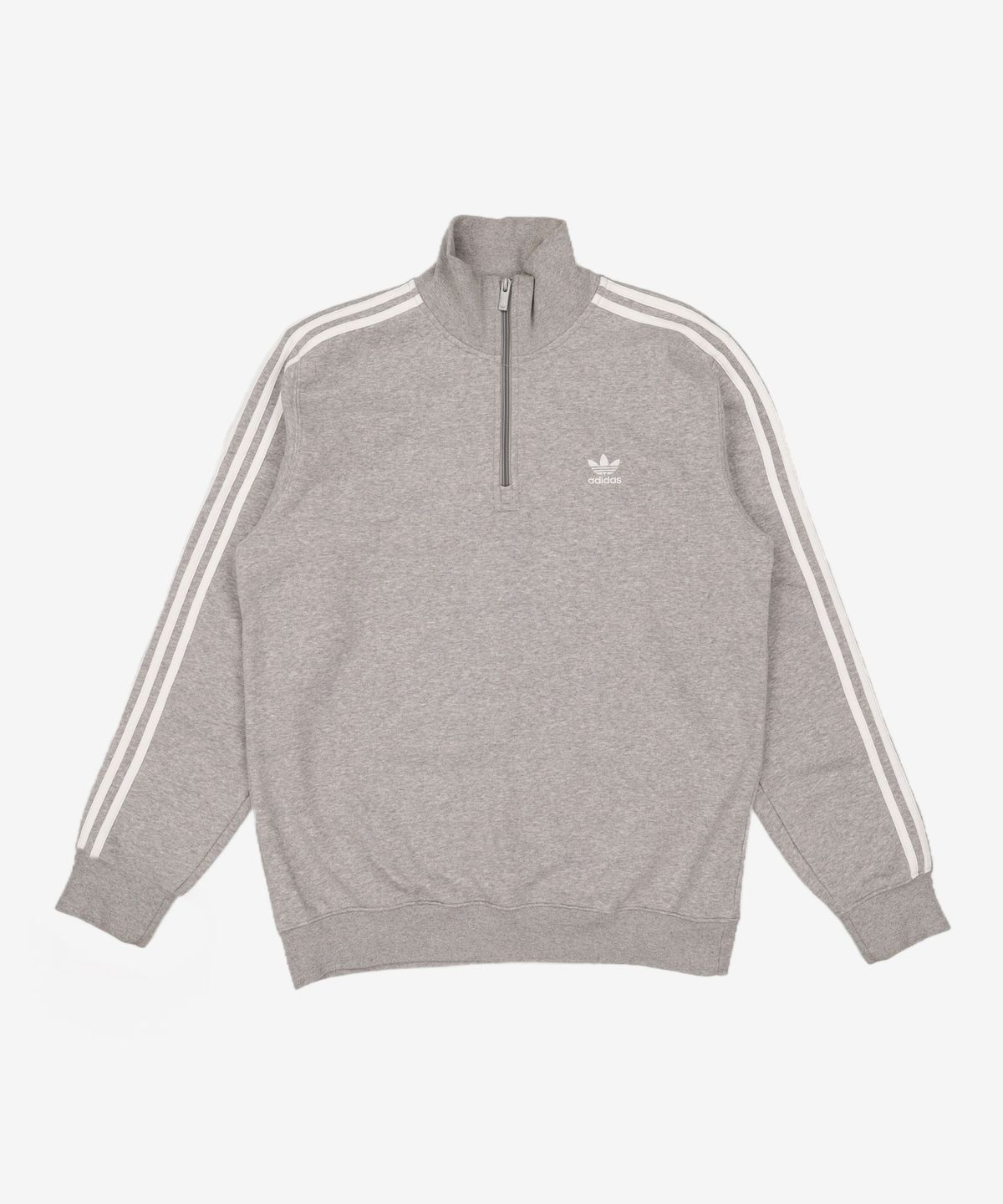 아디다스(ADIDAS) 3S 하프집 스웨트셔츠 - 그레이 / IL2497 L