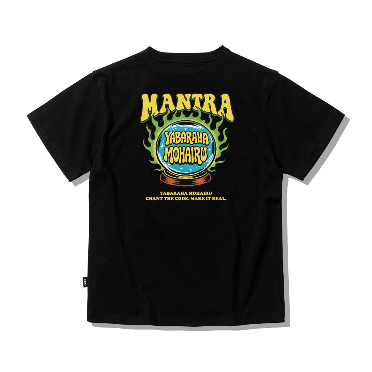 스플래시코드 키즈(SPLASHCODE KIDS) 키즈 반팔 티셔츠 블랙 - 만트라(Mantra)