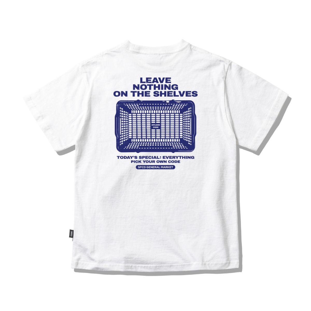 스플래시코드 키즈(SPLASHCODE KIDS) 키즈 반팔 티셔츠 화이트 - 마켓(Market)