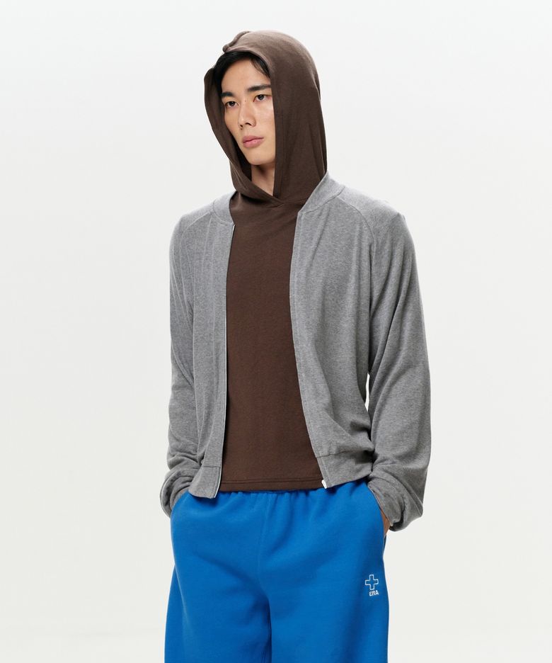 MEN ERA RAGLAN JERSEY ZIP-UP - CLOUD