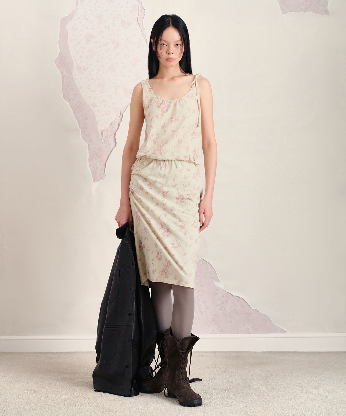 썬번프로젝트(SUNBURNPROJECT) TWO-WAY SLEEVELESS ONE-PIECE, IVORY