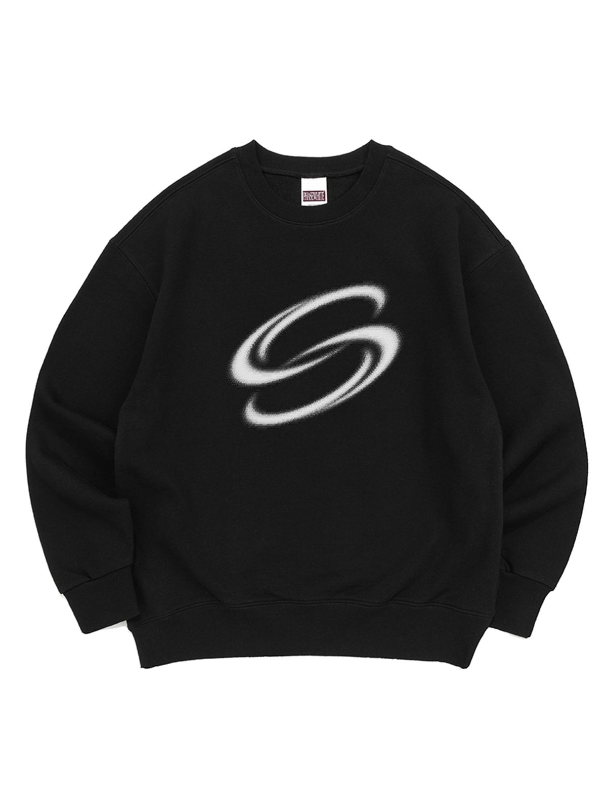 페이즈화이트(PHASEWHITE) DOUBLE LOOP SWEATSHIRTS (BLACK)