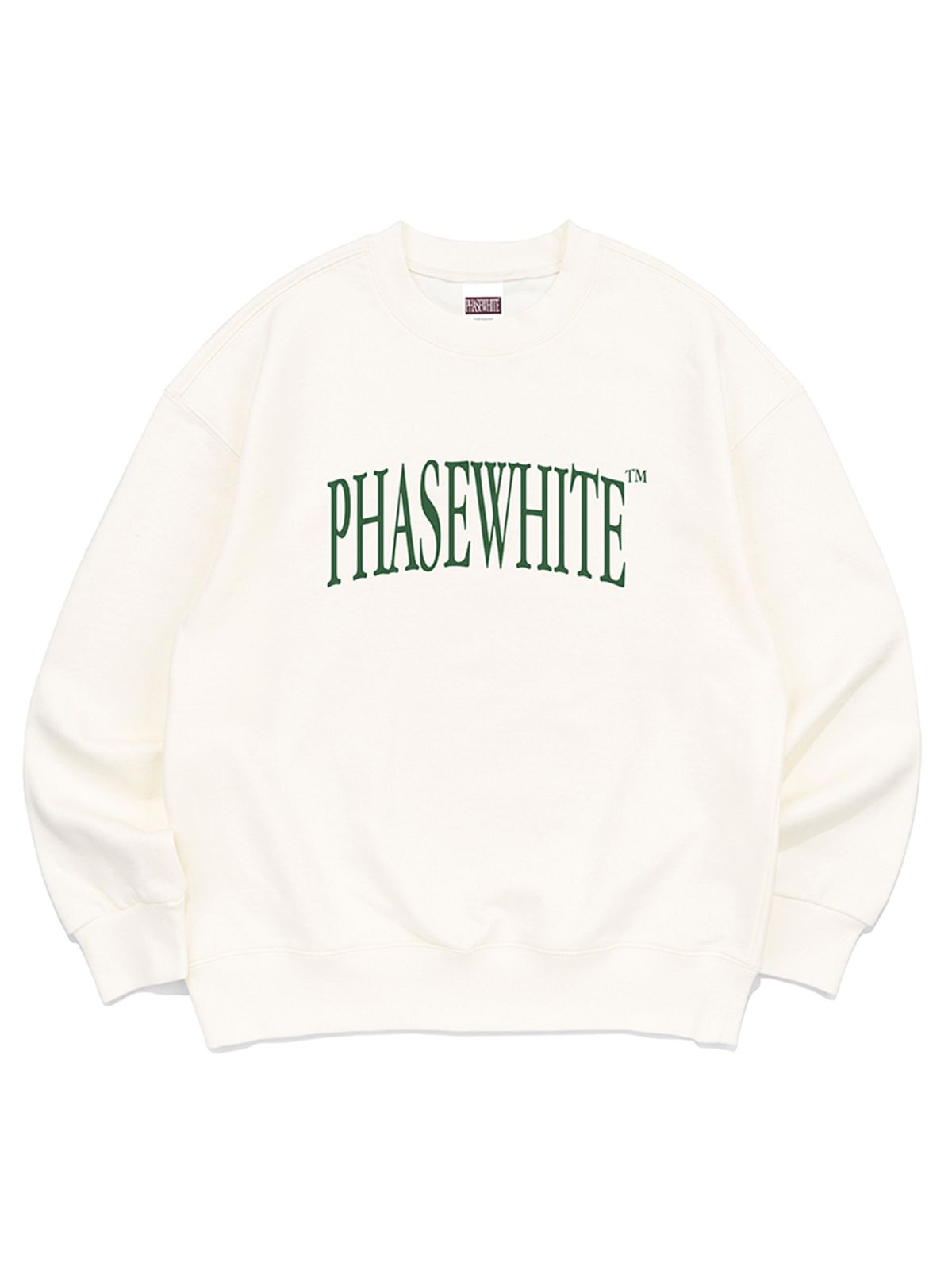 페이즈화이트(PHASEWHITE) DIVE LOGO SWEATSHIRTS (IVORY)