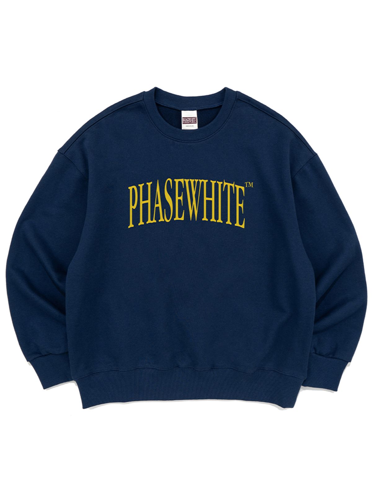 페이즈화이트(PHASEWHITE) DIVE LOGO SWEATSHIRTS (DARK BLUE)
