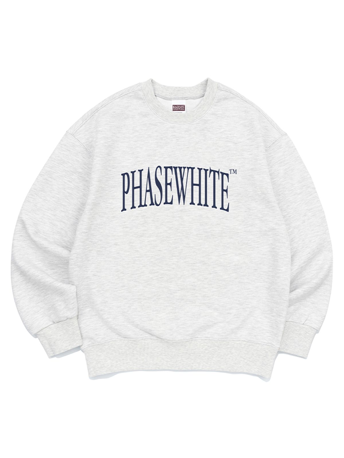 페이즈화이트(PHASEWHITE) DIVE LOGO SWEATSHIRTS (LIGHT MELANGE)