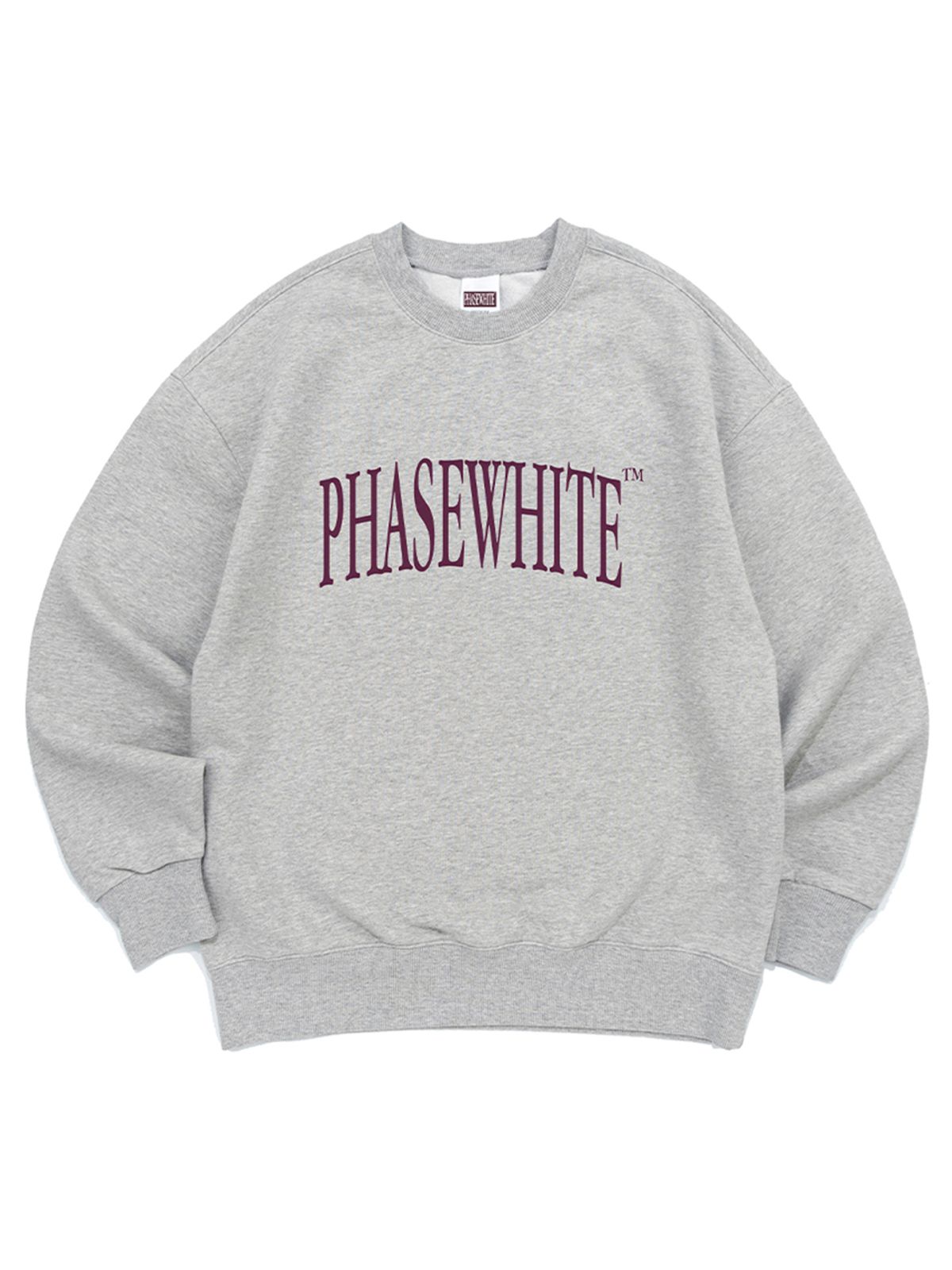 페이즈화이트(PHASEWHITE) DIVE LOGO SWEATSHIRTS (MELANGE)