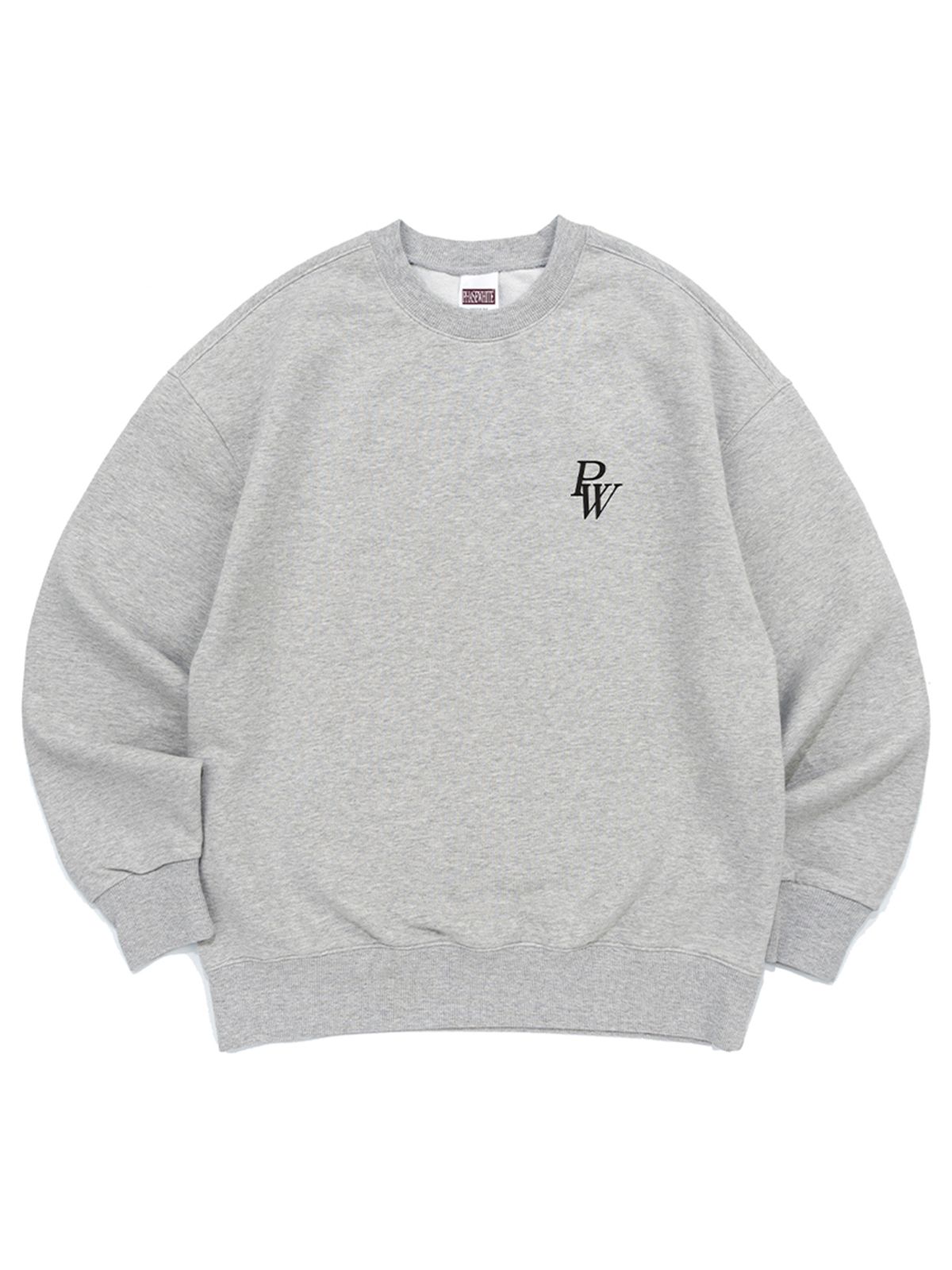 페이즈화이트(PHASEWHITE) PW LOGO SWEATSHIRTS (MELANGE)