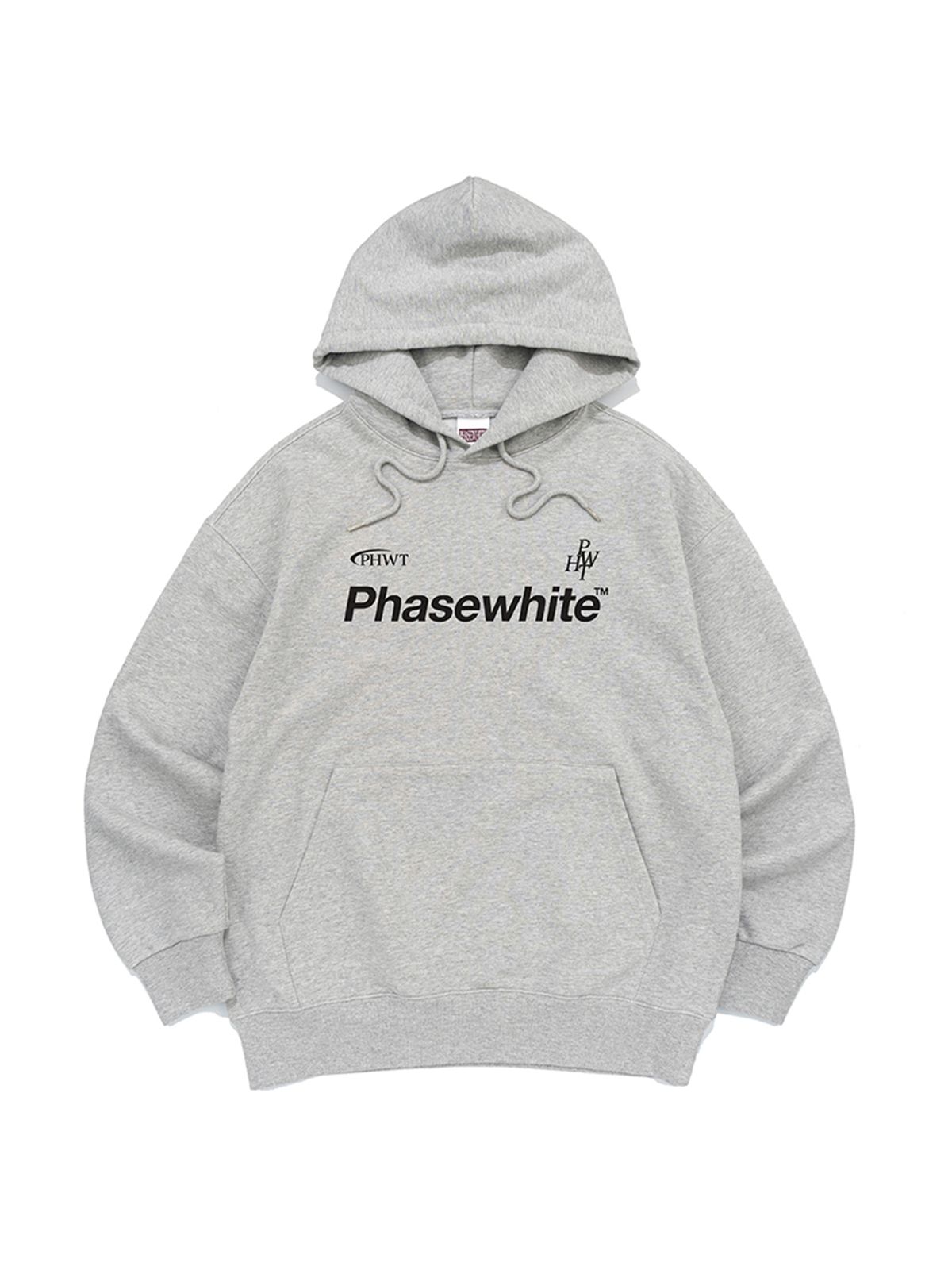 페이즈화이트(PHASEWHITE) EMBLEM HOODIE (MELANGE)