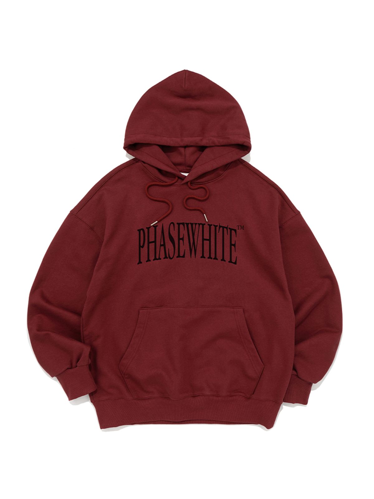 페이즈화이트(PHASEWHITE) DIVE LOGO HOODIE (BURGUNDY)