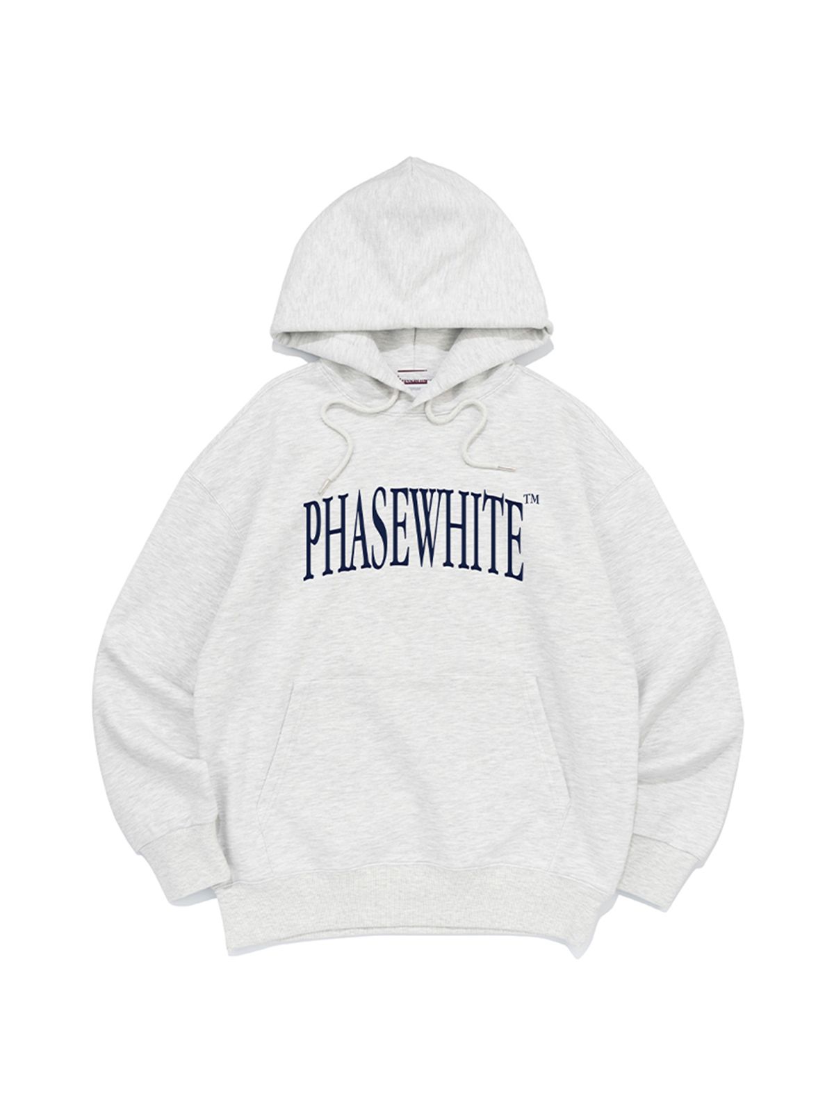 페이즈화이트(PHASEWHITE) DIVE LOGO HOODIE (LIGHT MELANGE)