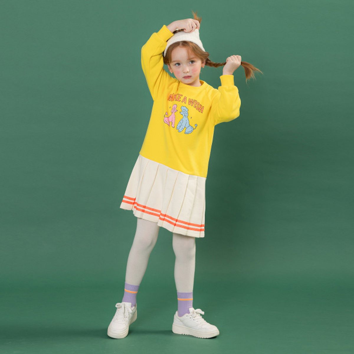 아이러브제이(I LOVE J) 메이크어위시 플리츠 원피스 JWWOP26