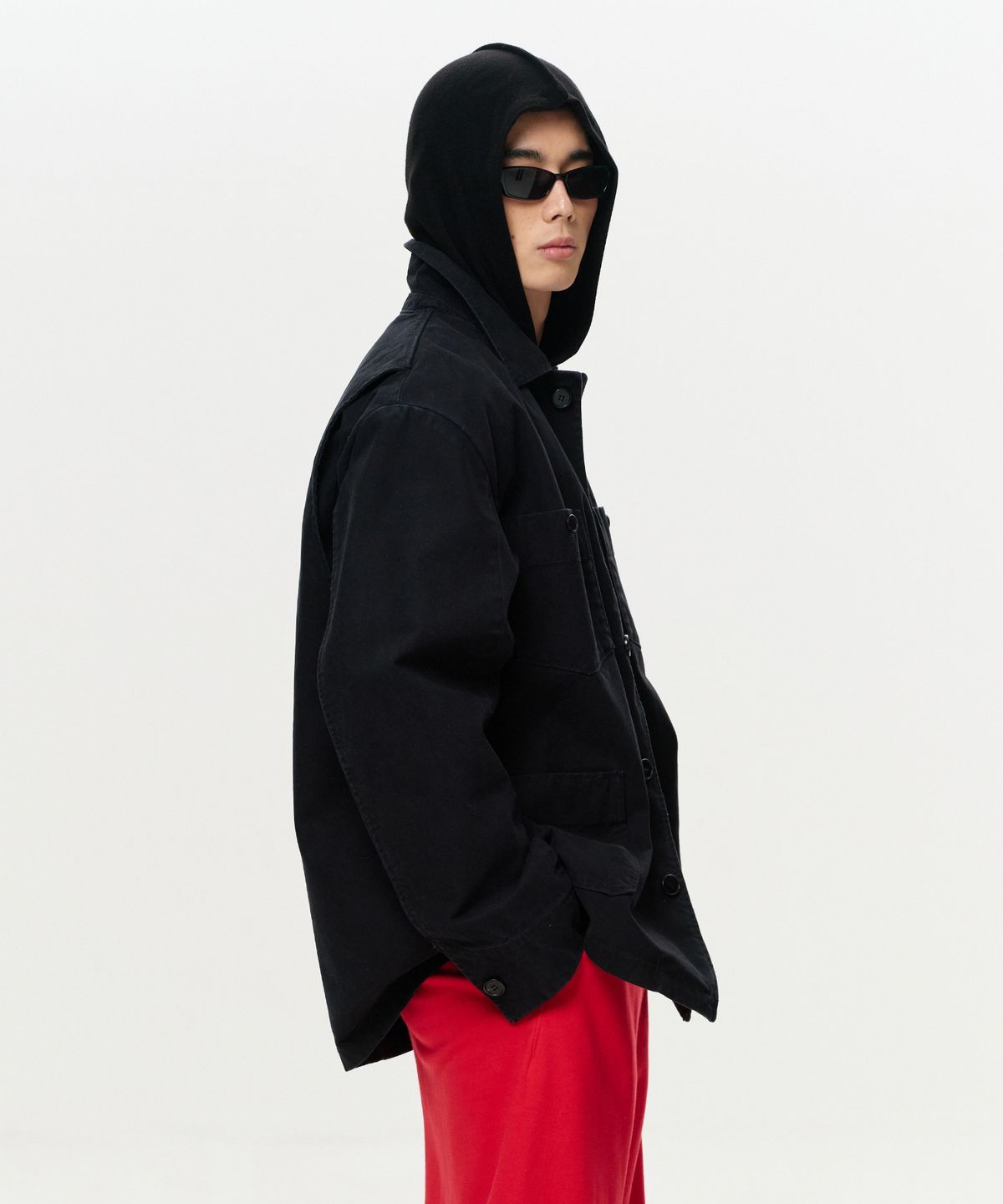 이알에이(ERA) UNISEX ERA WASHED WORK JACKET - VINTAGE BLACK