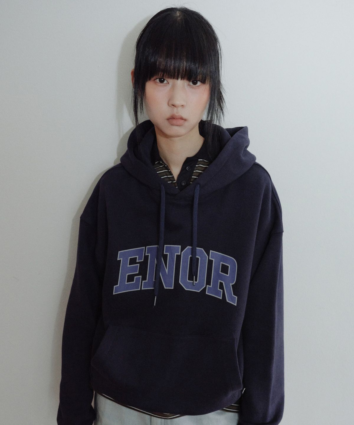 엔오르 스튜디오(ENOR STUDIO) [CORE] ENOR CORE HOODIE - NAVY