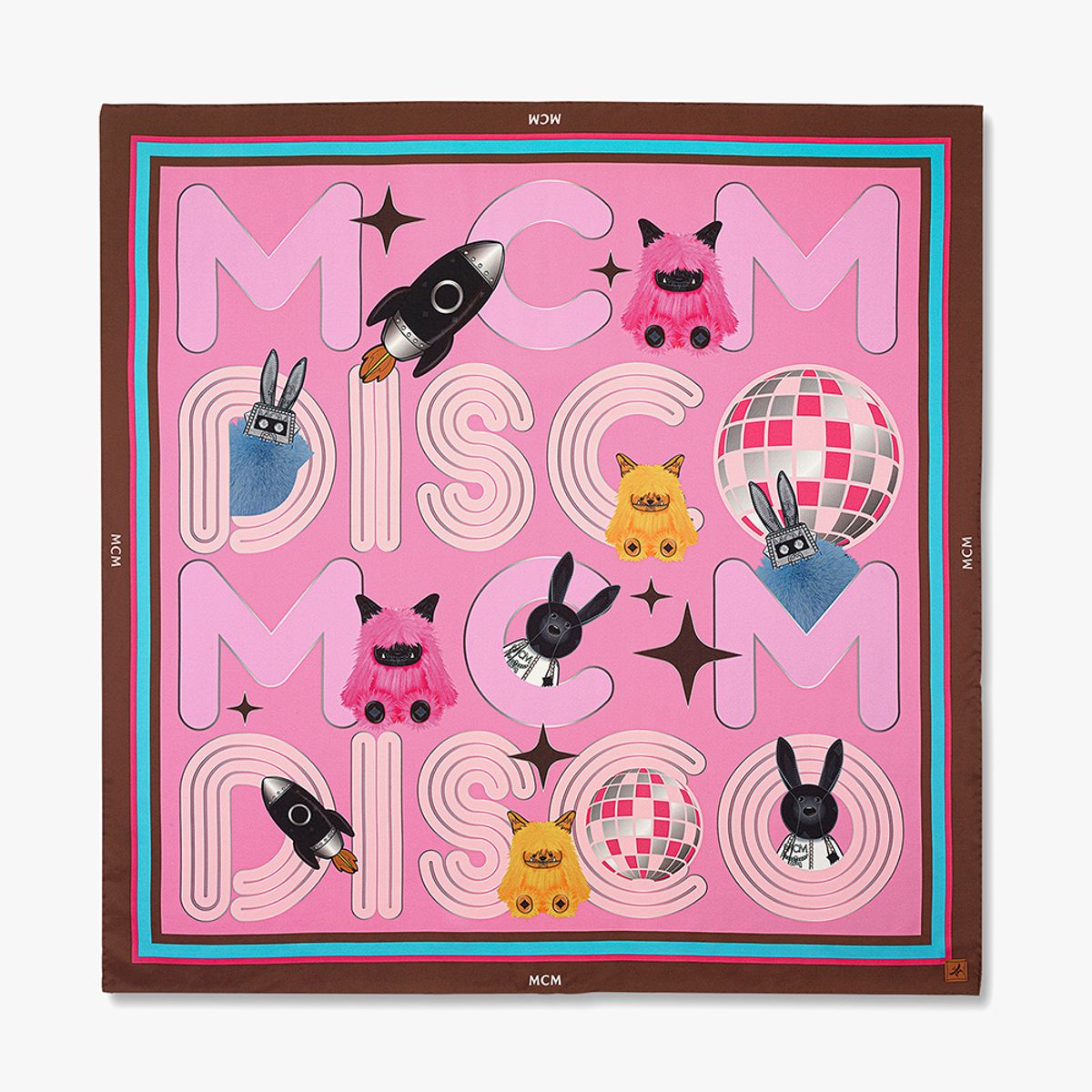 엠씨엠(MCM) 캐릭터 디스코 스카프 MEFGAMM08PZ001