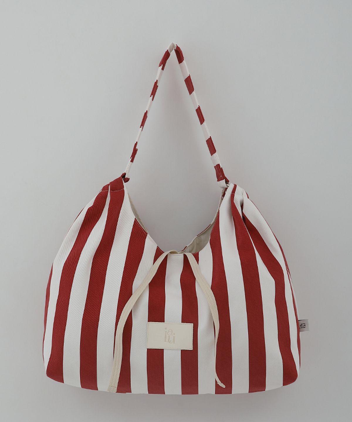 이울라이(IULAI) Stripe hobo bag Red