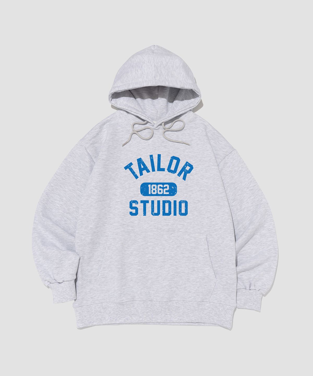 테일러 스튜디오(TAILOR STUDIO) [기모/NO기모] 바시티 1862 후드티 (라이트그레이)