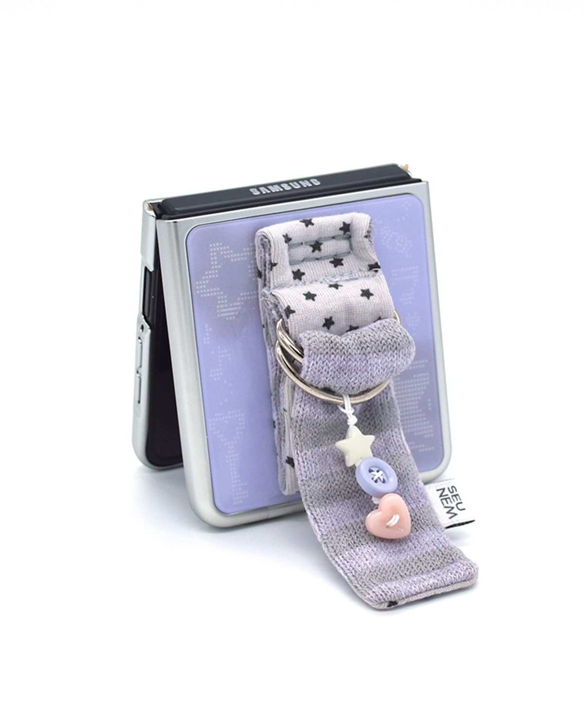 세컨드유니크네임(SECOND UNIQUE NAME) SUN CASE BUTTON BELT PURPLE