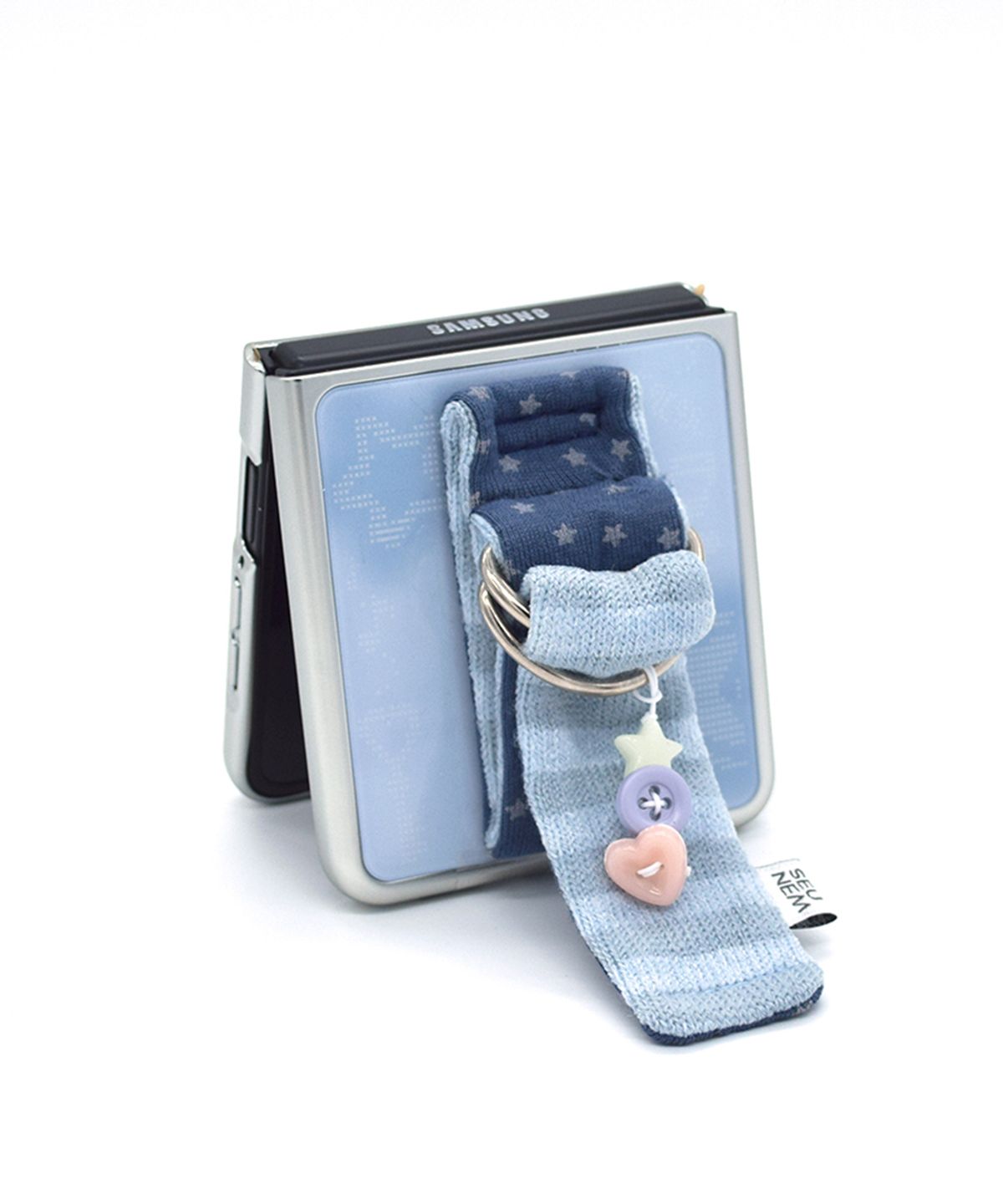 세컨드유니크네임(SECOND UNIQUE NAME) SUN CASE BUTTON BELT SKY