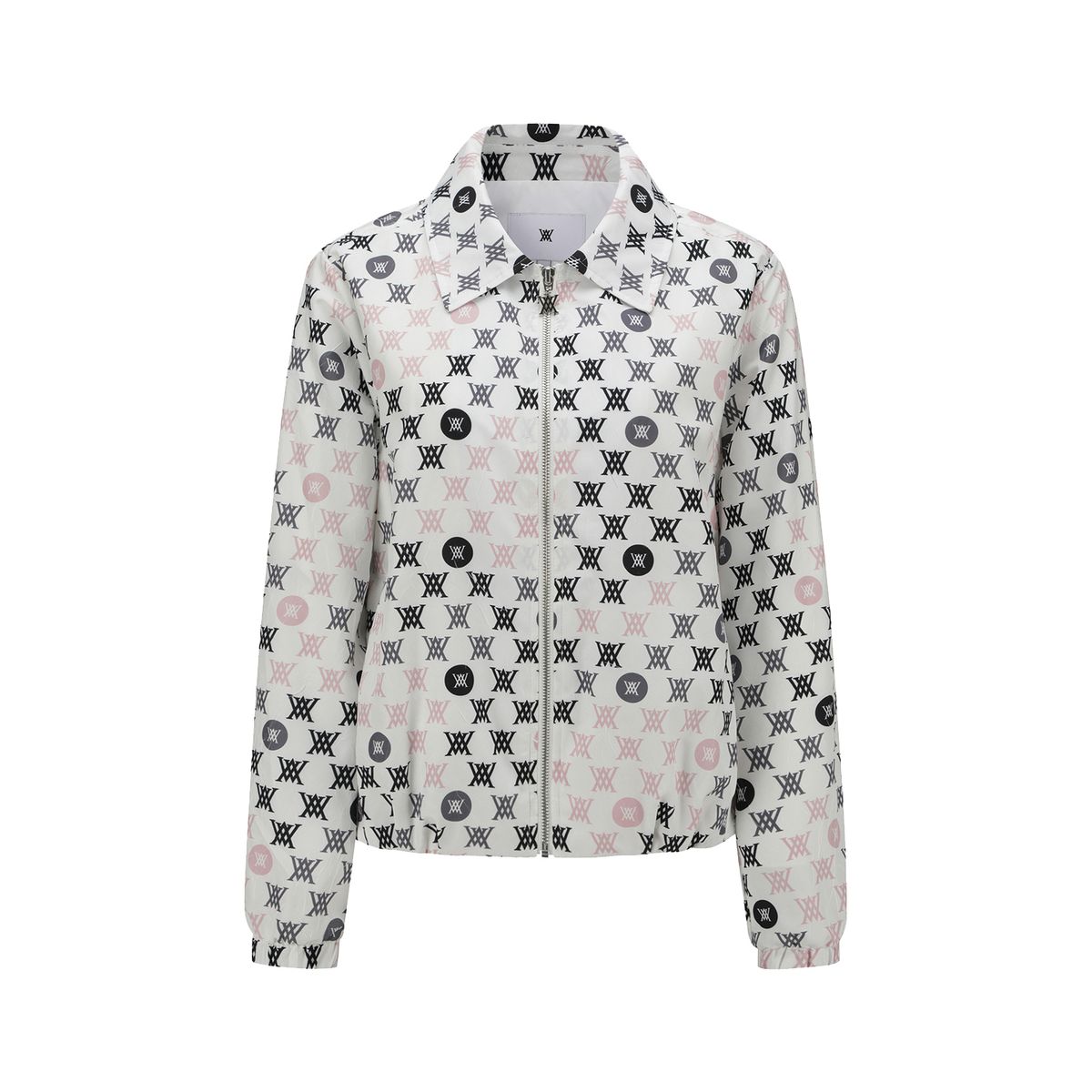 어뉴골프(ANEW GOLF) WOMEN ALLOVER LOGO HOODED BLOUSON JACKET_IV