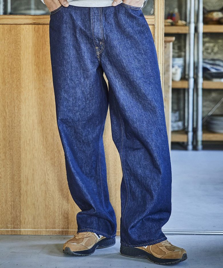 (M) SUPER DADS DENIM PANTS (ONE WASH 81)