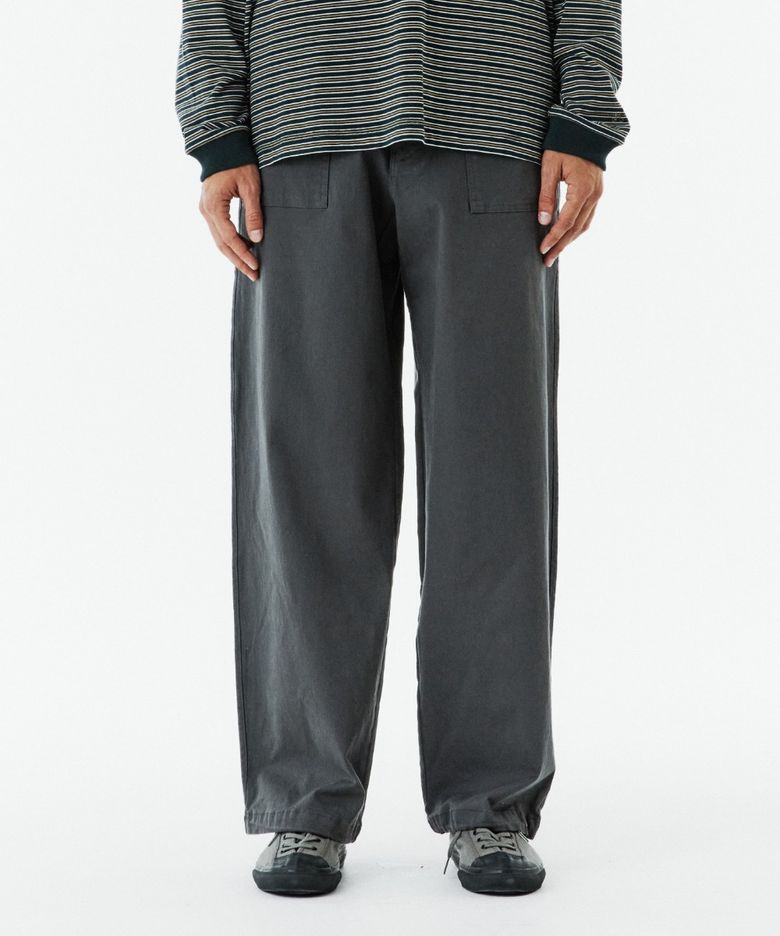 HALF BANDING FATIGUE TROUSERS - C/GREY (P263MPT110)