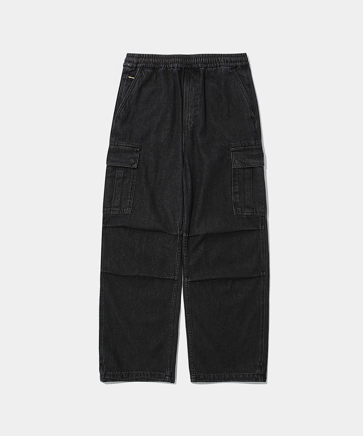 컬럼비아 유니버시티(COLUMBIA UNIVERSITY) UTILITY POCKET LOOSE-FIT DENIM PANTS_GRAY JEANS
