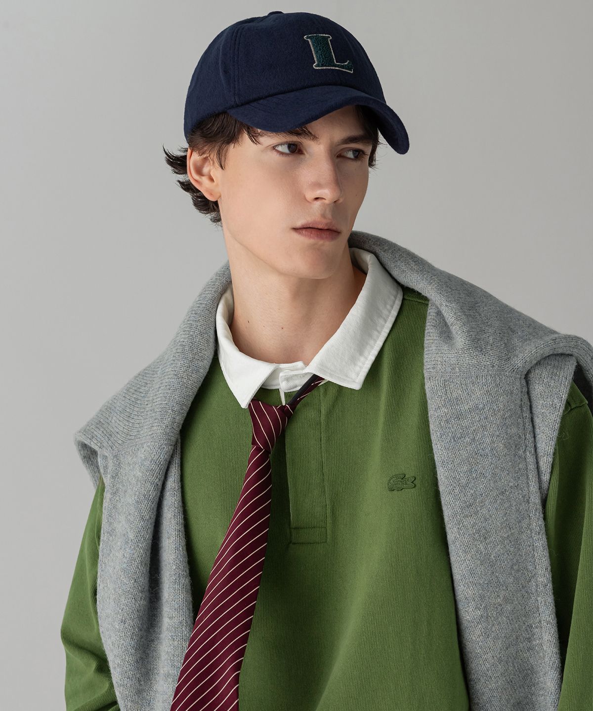 라코스테(LACOSTE) 남성 워시드 럭비 폴로 셔츠 KH104M-56N RV4