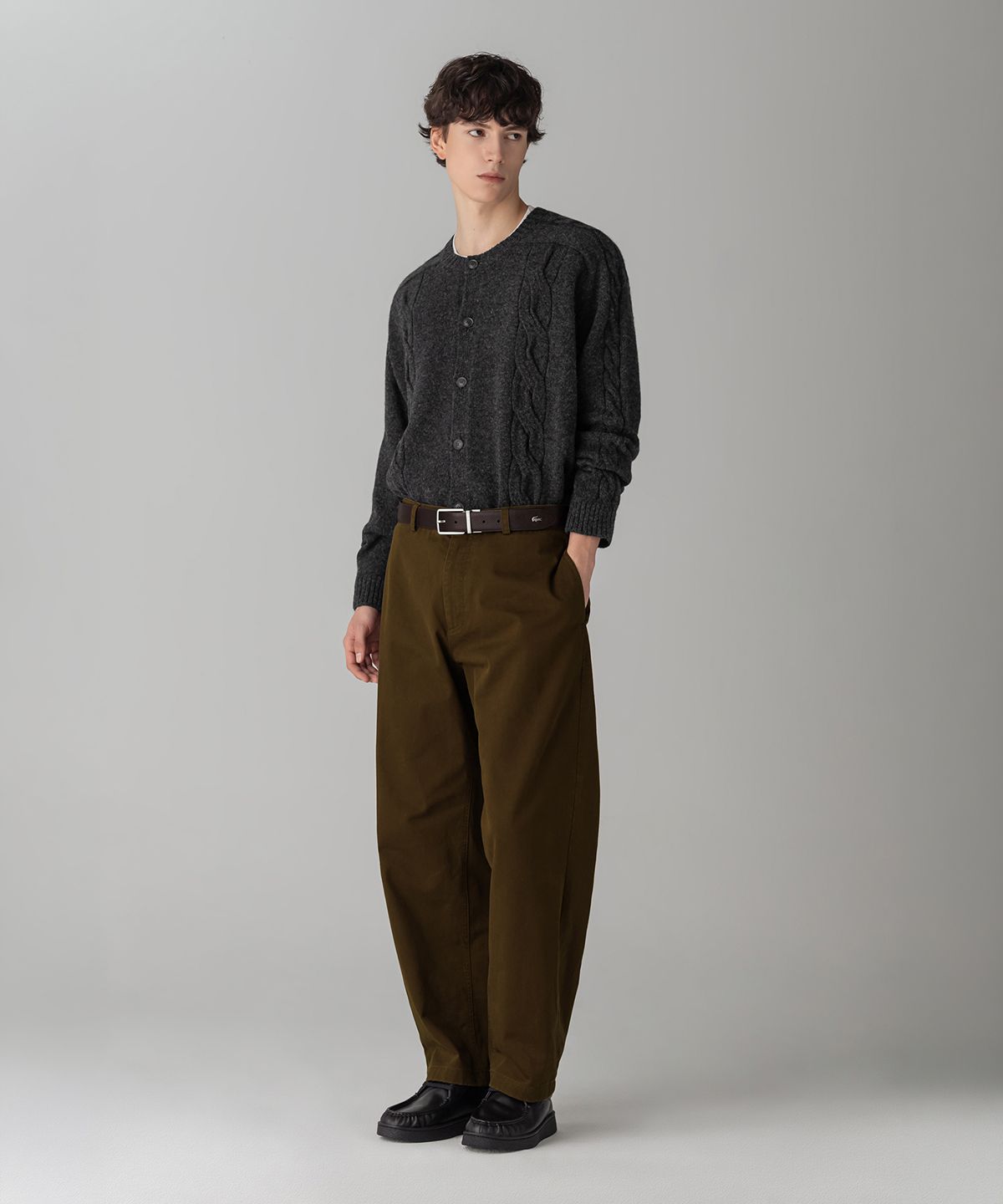 라코스테(LACOSTE) 남성 루즈핏 워시드 치노팬츠 HH106M-56N DPD