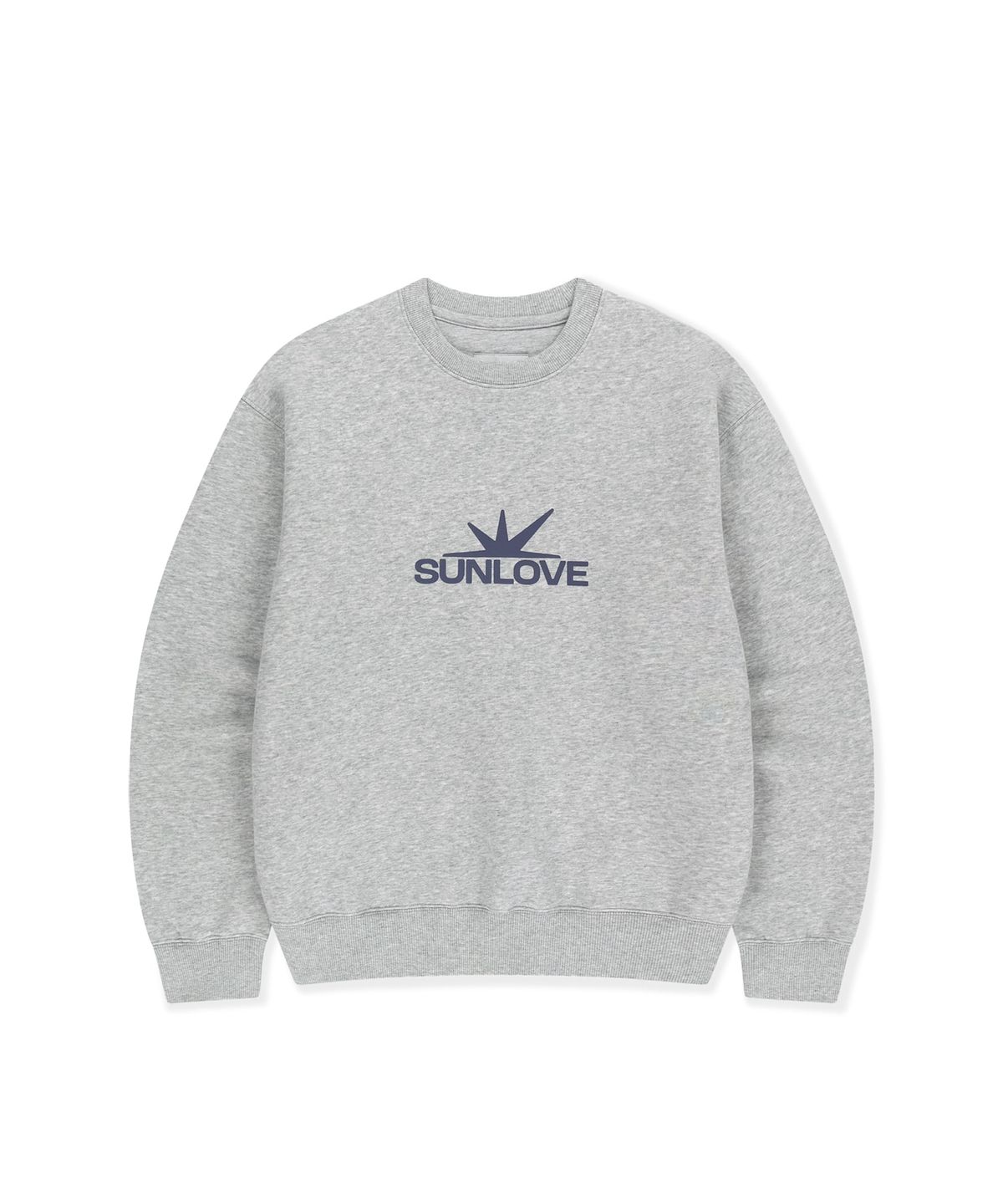 썬러브투어(SUNLOVETOUR) Daybreak Logo Crew Heather Grey
