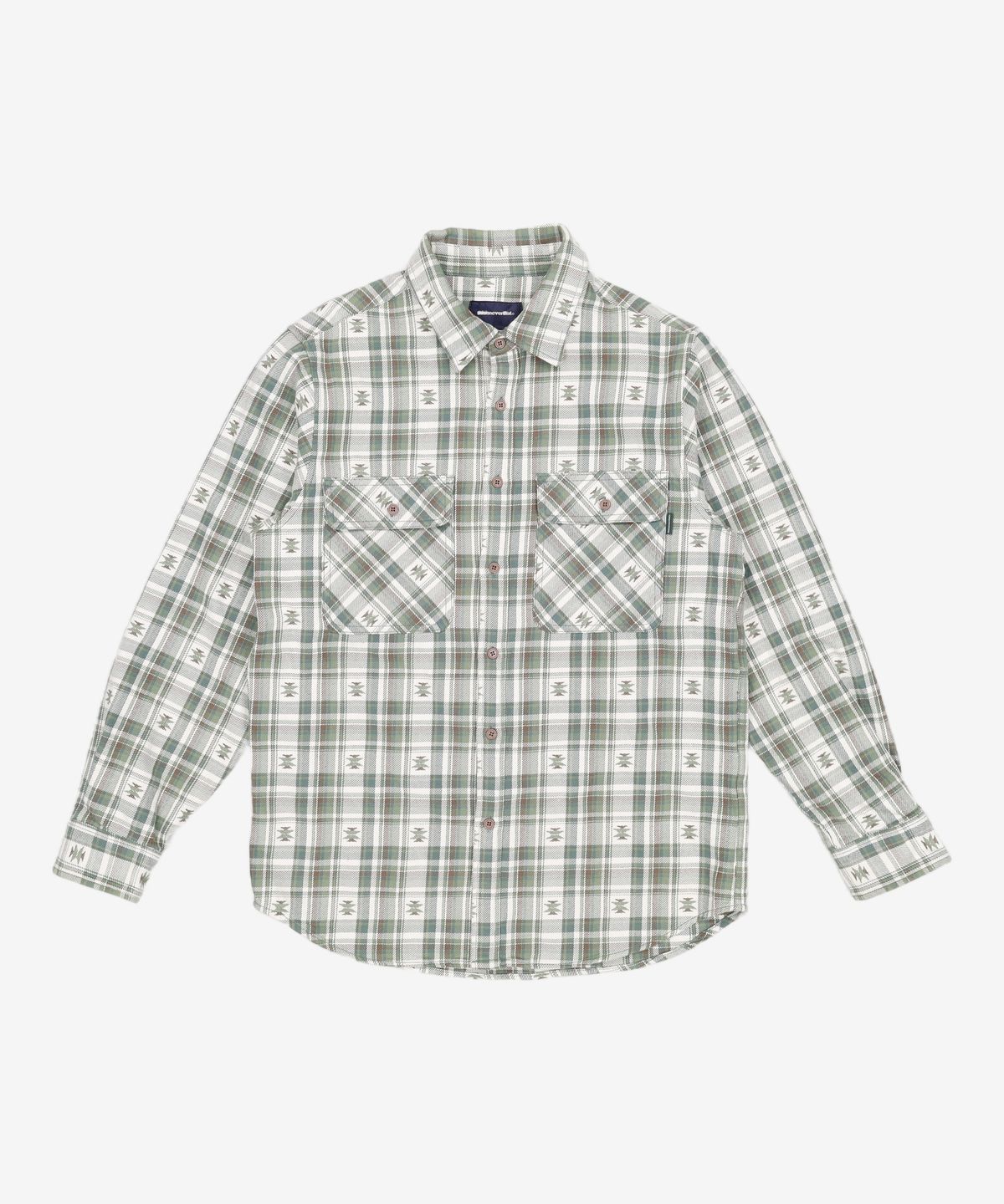 디스이즈네버댓(THISISNEVERTHAT) African Check Shirt Green M