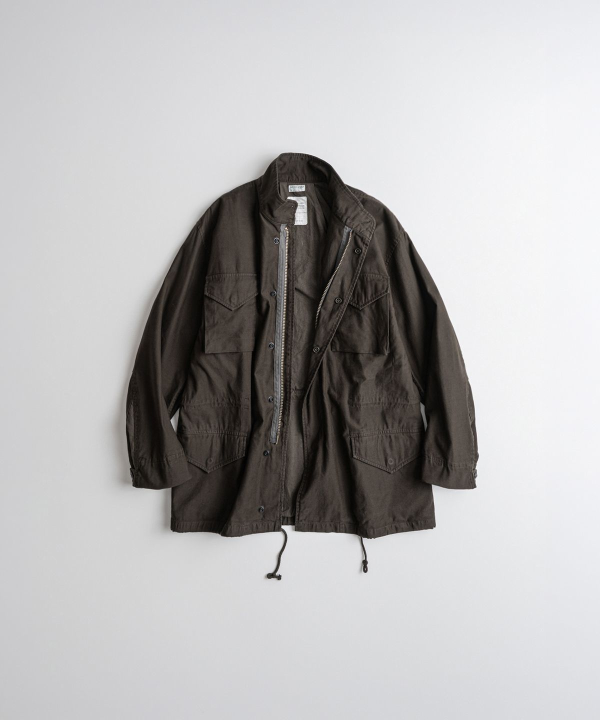 비헤비어(BEHEAVYER) DYED M-S FIELD JACKET brown