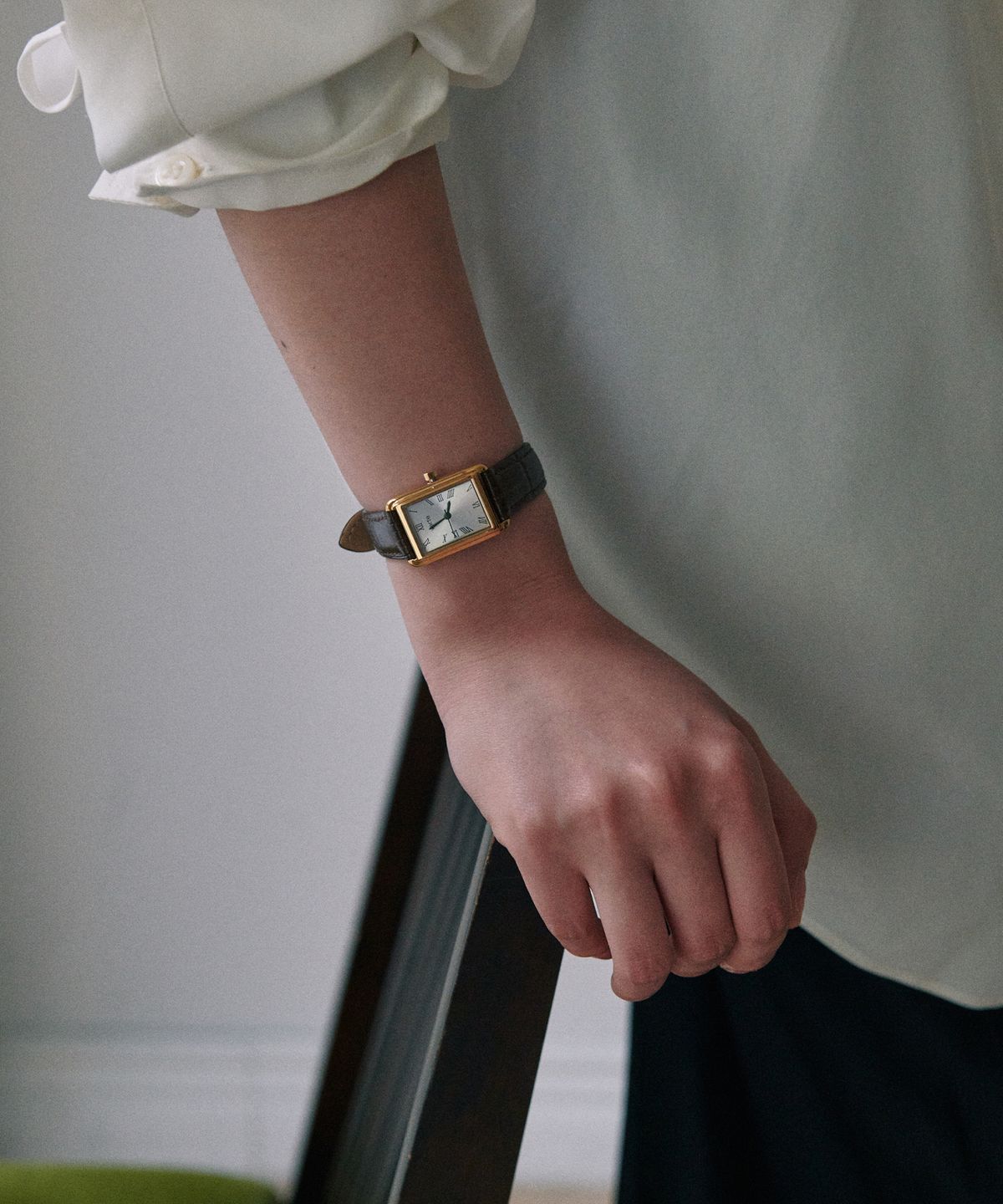 베흐트(VERTE) Douze.03 / Tempo doux watch (brun)