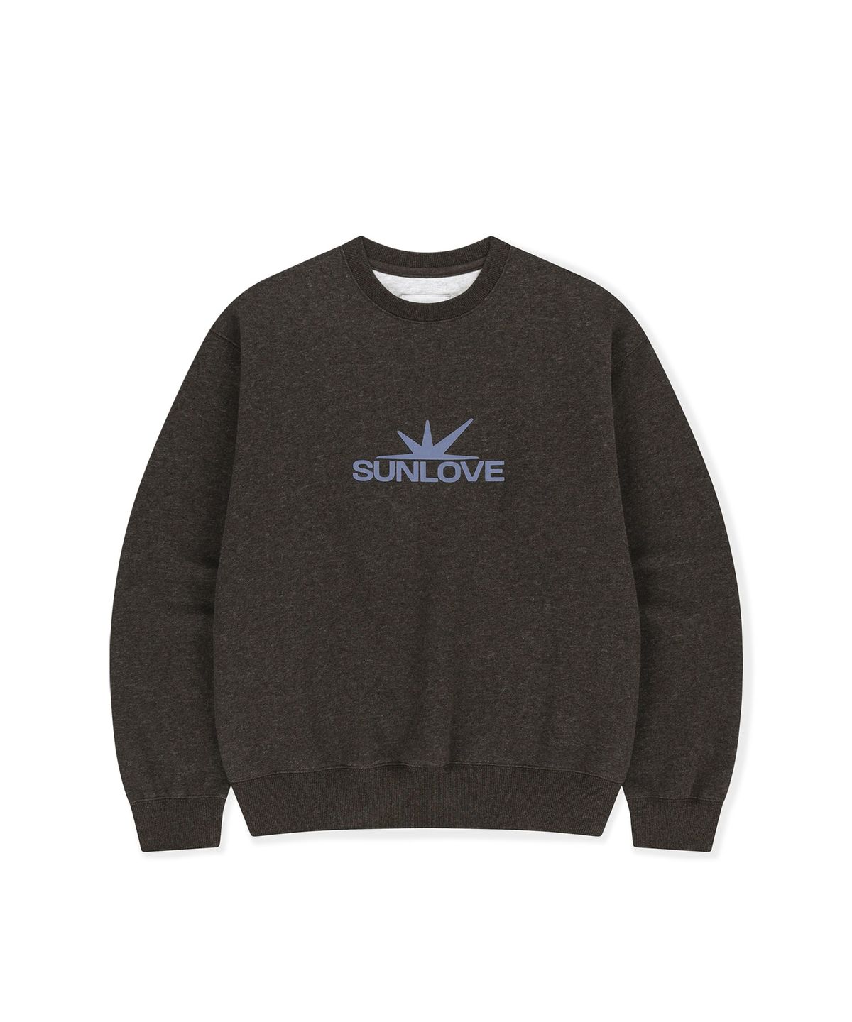 썬러브투어(SUNLOVETOUR) Daybreak Logo Crew Heather Charcoal