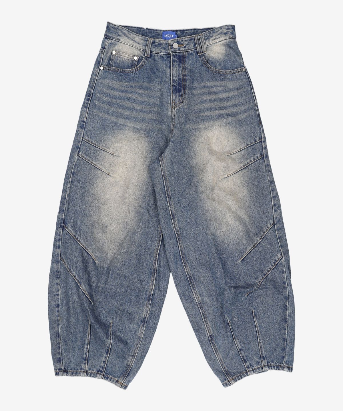 데케트(DECET) Balloon Wide Jeans DCPT055STNGRBlue 28